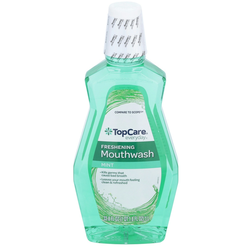 TopCare Freshening Mouthwash Mint 33.8 fl oz