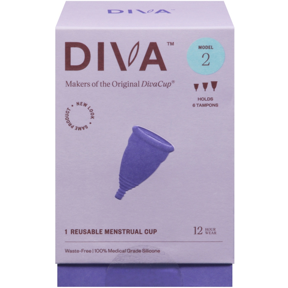 Diva Cup Menstrual Reusable, Model 2