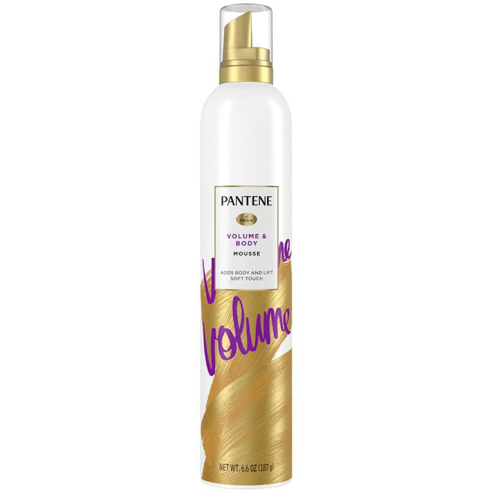 Pantene Pro V Volume Body Boosting Mousse To Boost Fine, Flat Hair For Maximum Fullness, 6.6 Oz