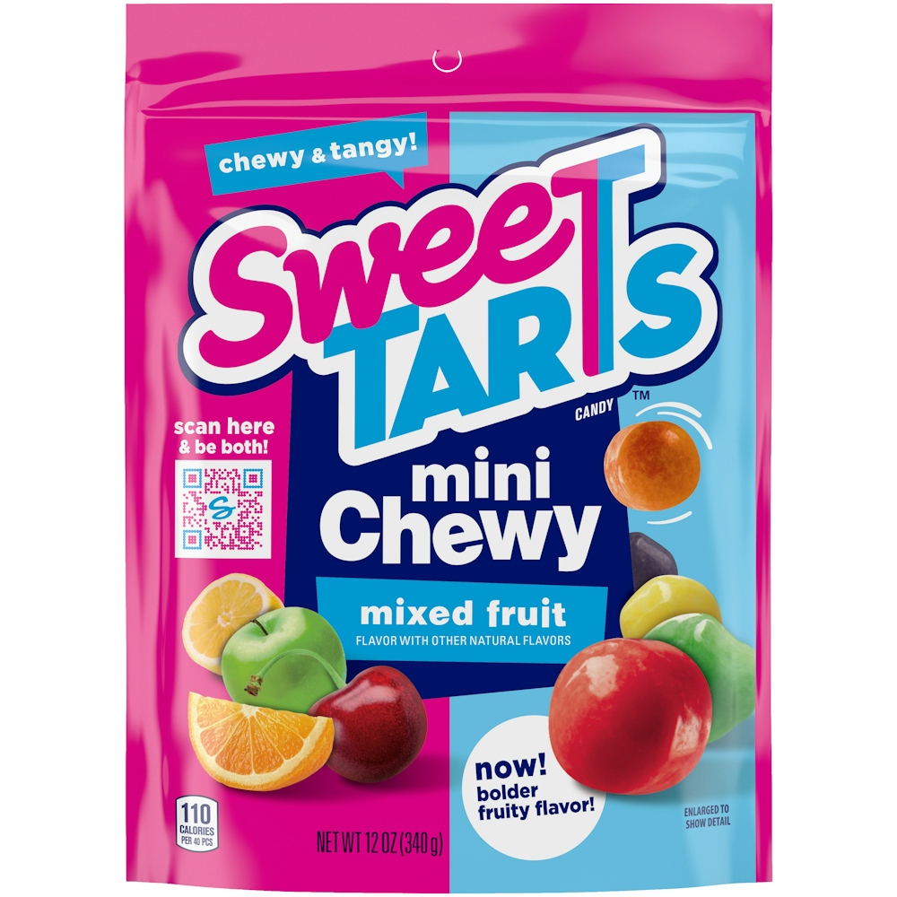 Sweetarts Mini Chewy Mixed Fruit Candy 12 Oz. Stand-Up Bag