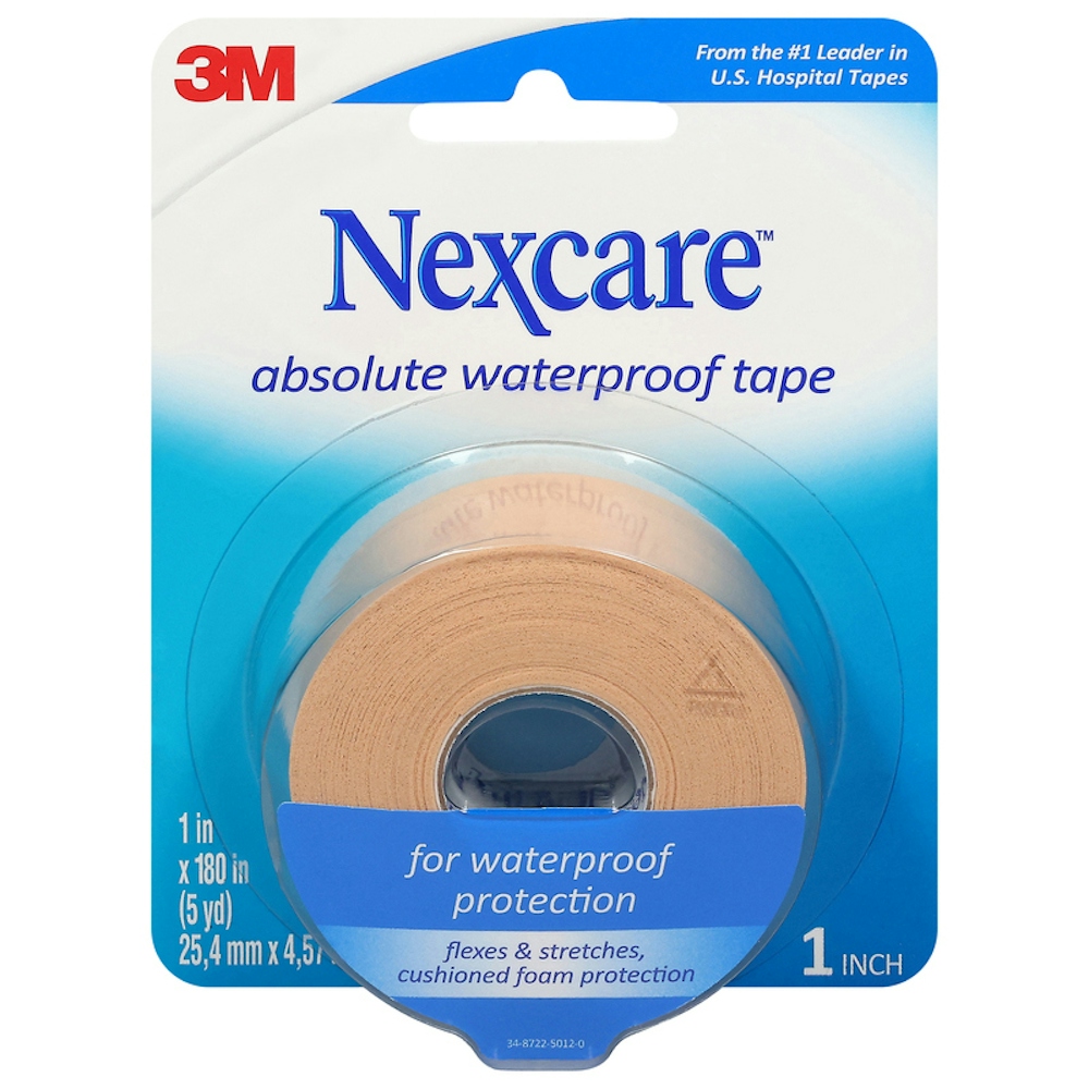 Nexcare First Aid Absolute Waterproof Premium 1 Inch X 5 Yard Tape 1 Ct