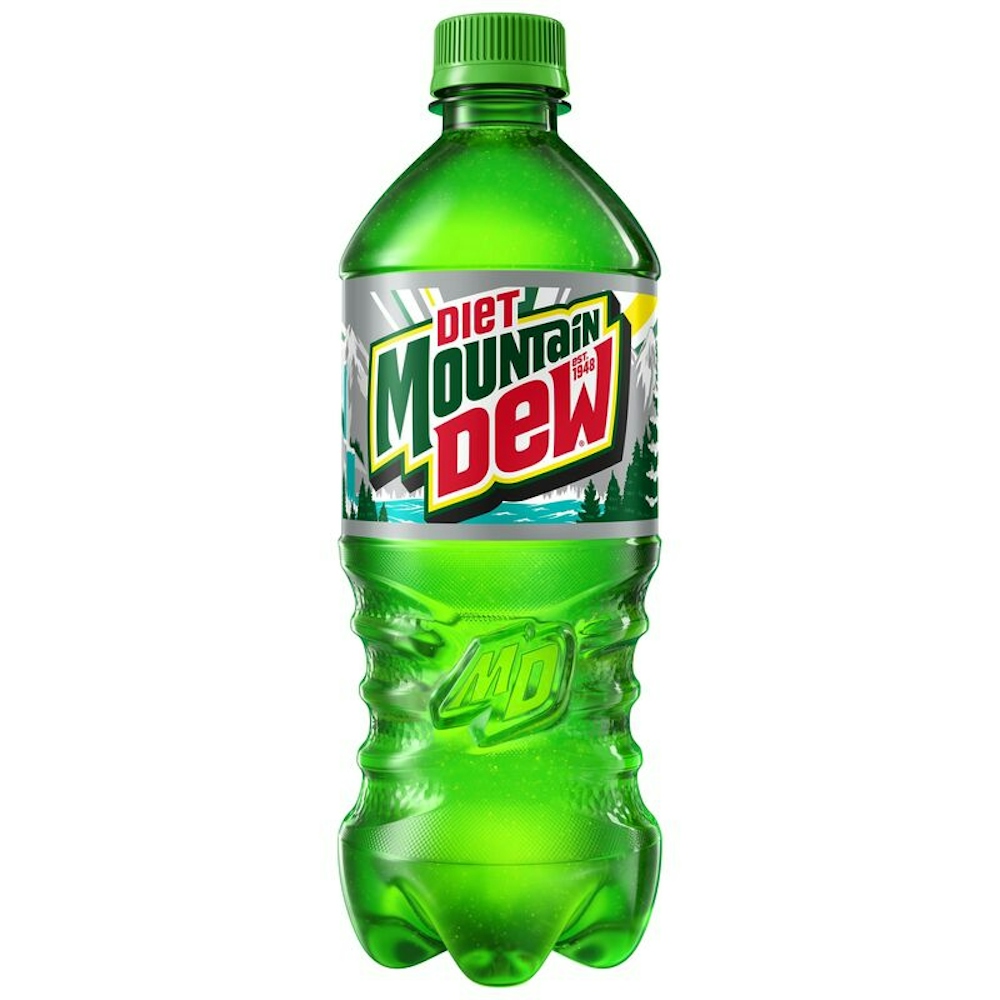 Diet Mountain Dew Citrus Soda - 20 Fl Oz Bottle
