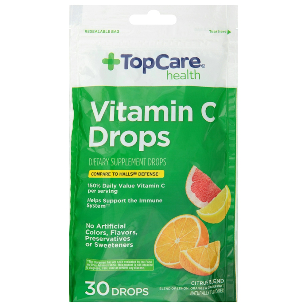TopCare Vitamin C Drops Citrus Blend 30 ct