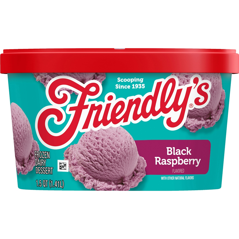 Friendly's Ice Cream, Premium, Black Raspberry