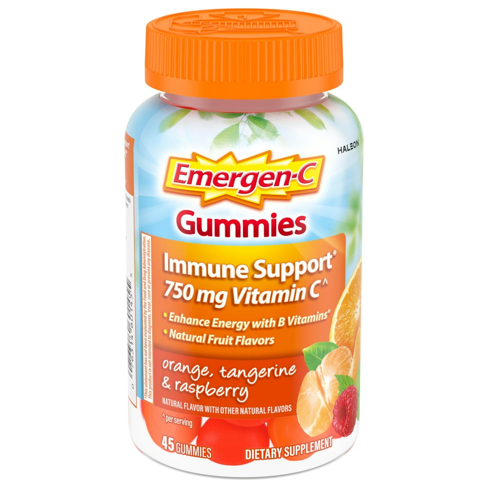 Emergen-C Vitamin With B Vitamins 750 Mg Immune Support 45 Gummies