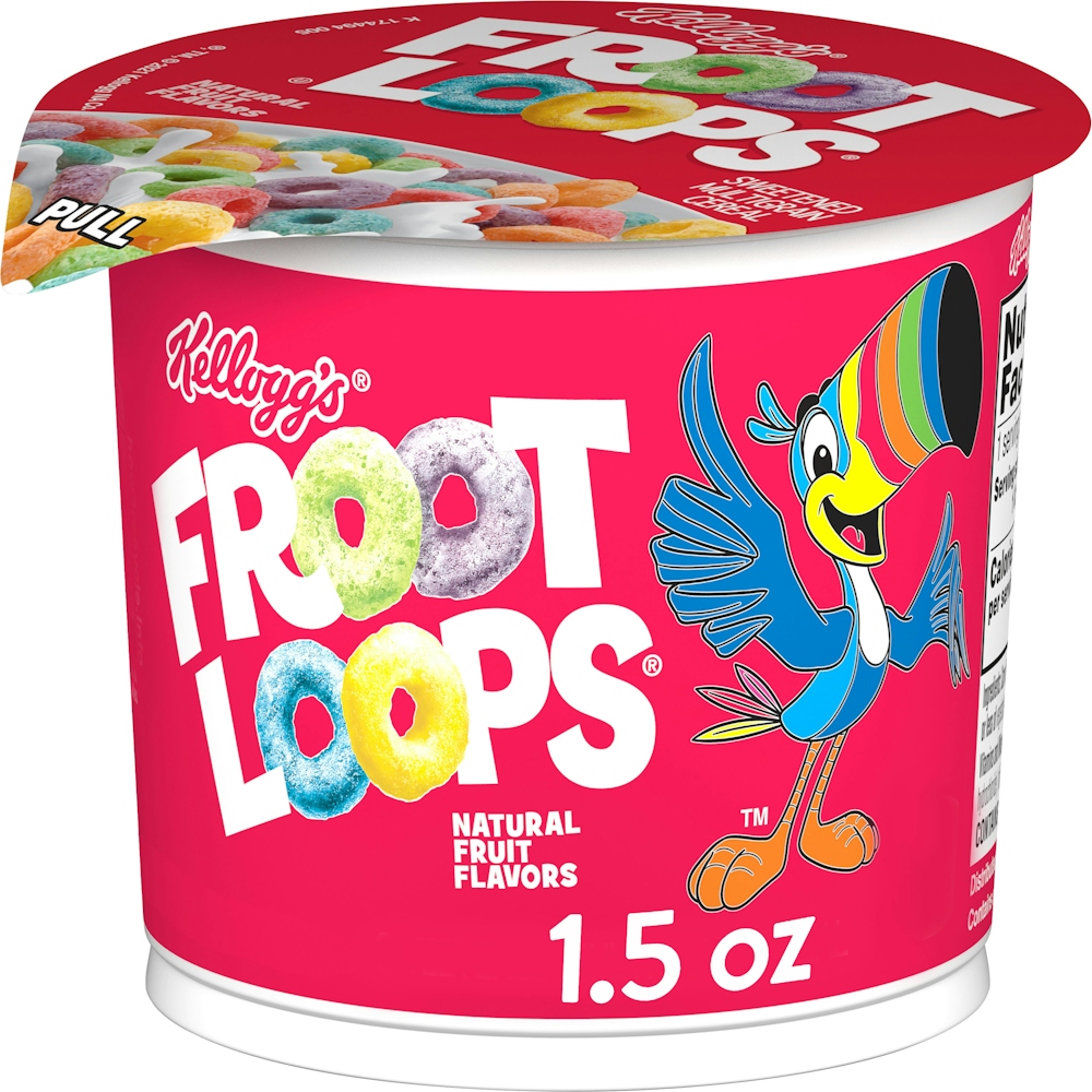 Froot Loops Cold Breakfast Cereal, Original, Single Serve, 1.5 Ounce