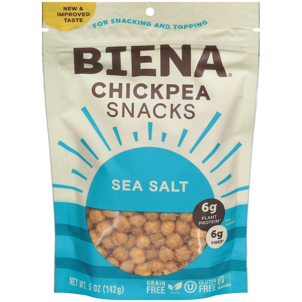 Biena Sea Salt Roasted Chickpea Snacks - 5 Ounce