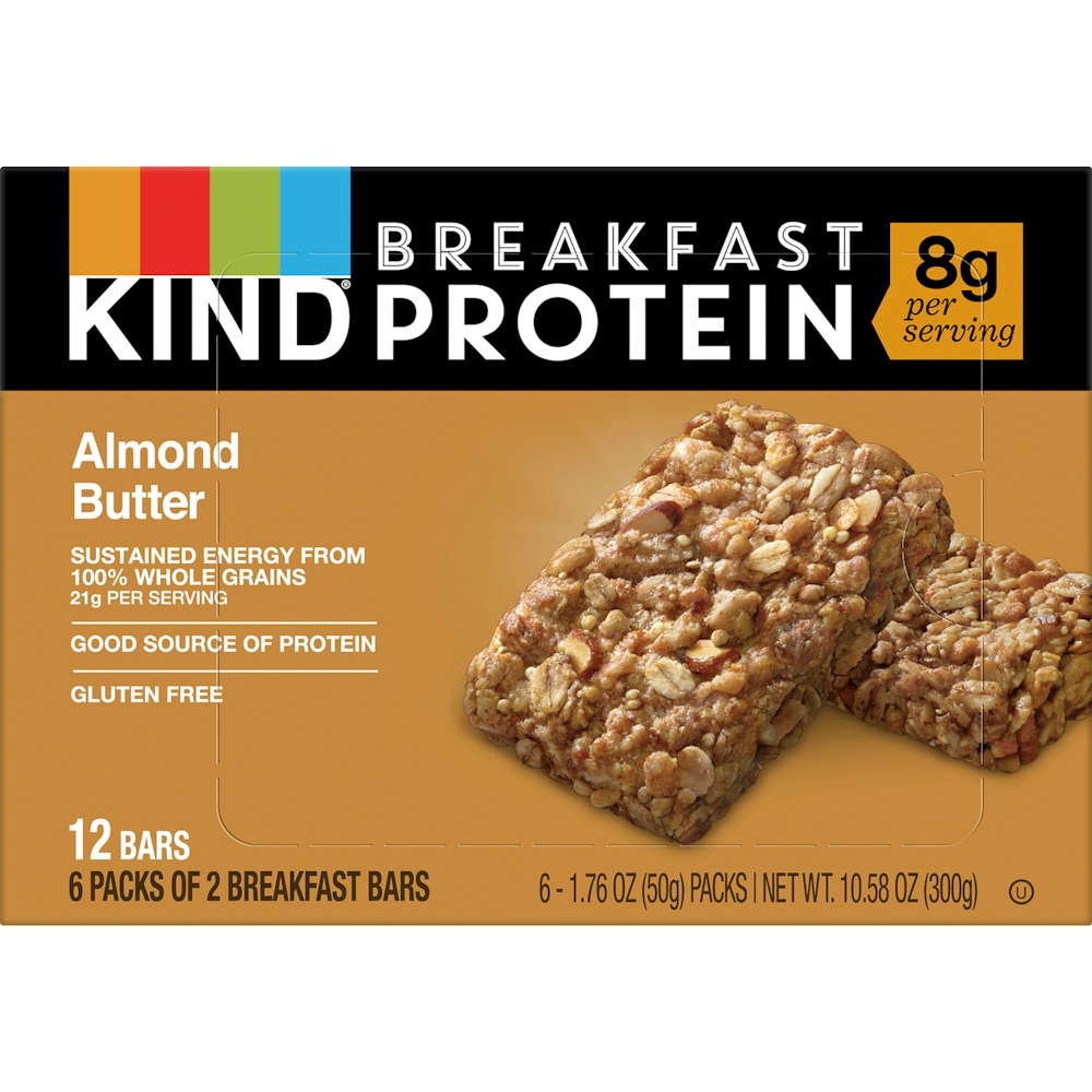 Kind Bars, Almond Butter, Breakfast Protein