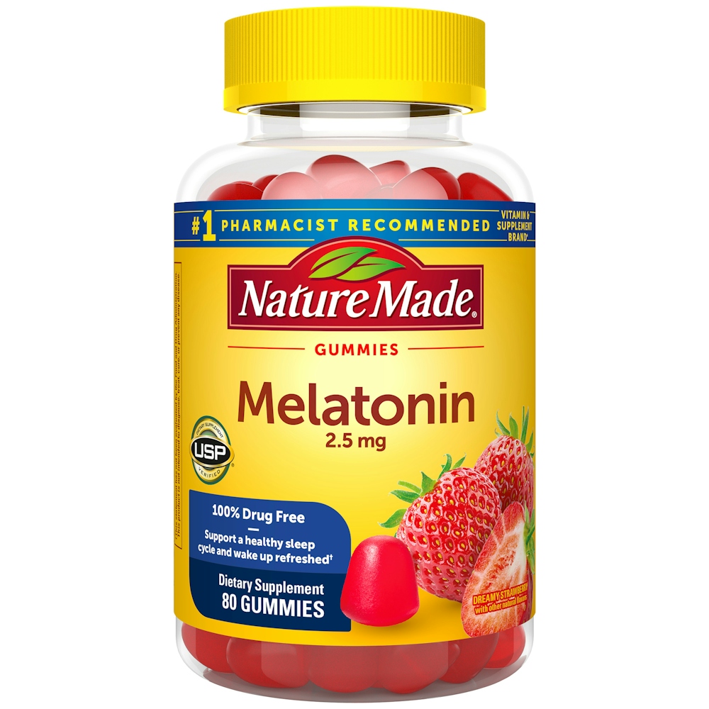 Nature Made Melatonin 2.5 Mg Gummies - Dreamy Strawberry - 90ct