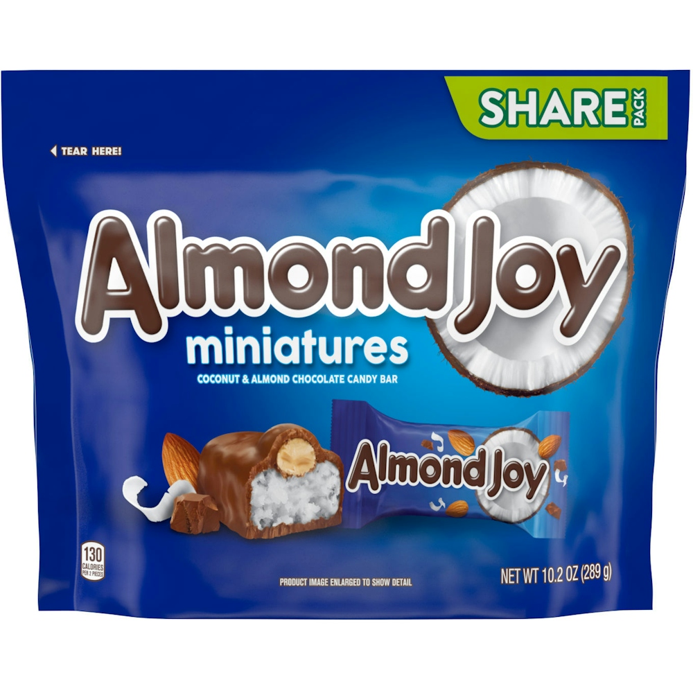 Almond Joy Candy Bar, Chocolate, Coconut & Share Pack