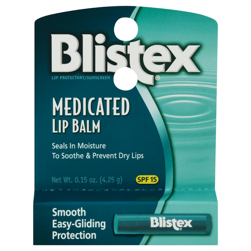 Blistex Medicated Lip Balm Stick, Original, SPF 15, 0.15 Oz