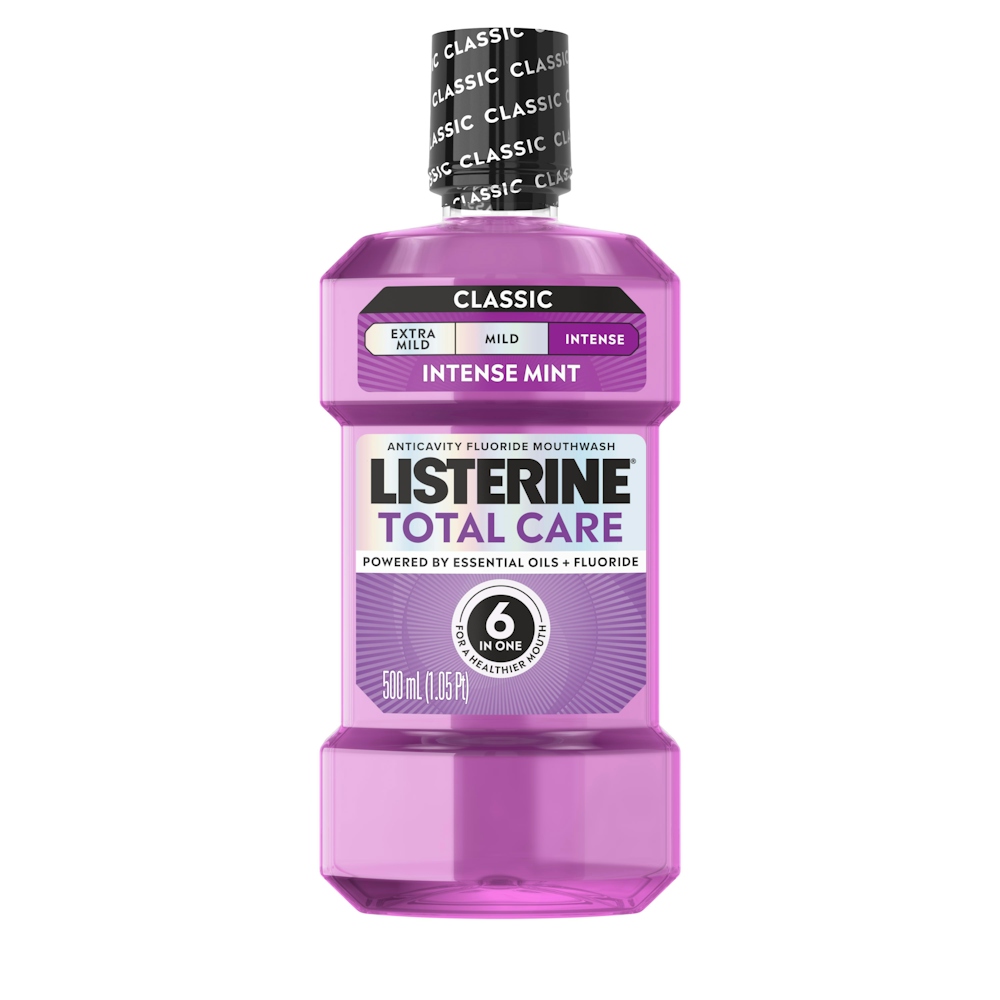 Listerine Total Care, Mouthwash, Anticavity Fluoride, Fresh Mint, 16.9 Fl Oz
