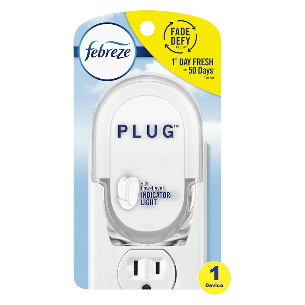 Febreze Plug In Air Freshener Odor Fighting Scented Oil Warmer, 1ct