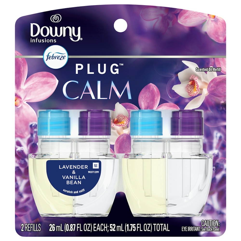 Downy Febreze Plug In Air Freshener Scented Oil Refill Calm