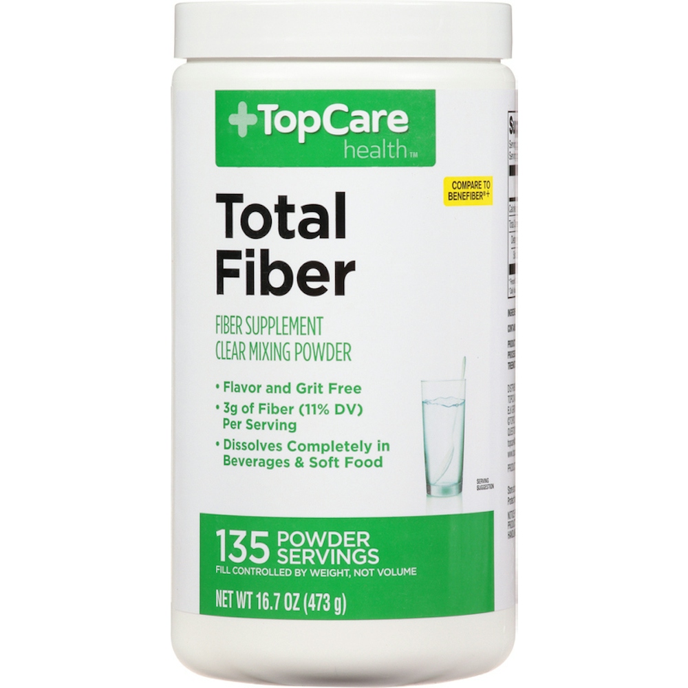 TopCare Total Fiber Supplement Clear Mixing Powder 16.7 oz