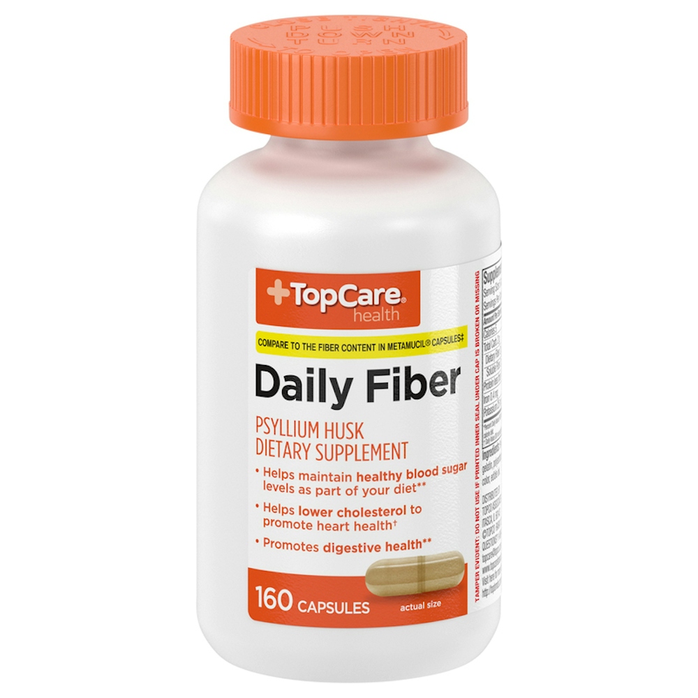 TopCare Daily Fiber Capsules 160 ct