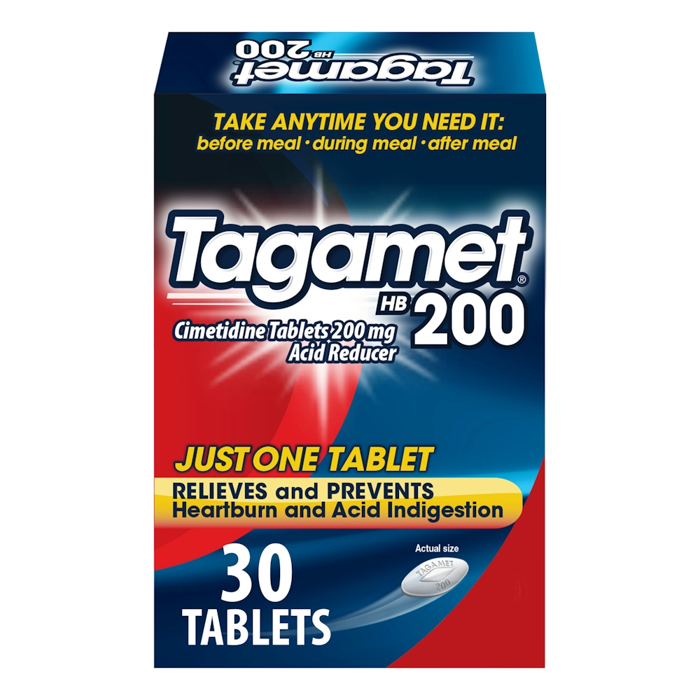 Tagamet HB 200 Mg Cimetidine Acid Reducer And Heartburn Relief Tablets