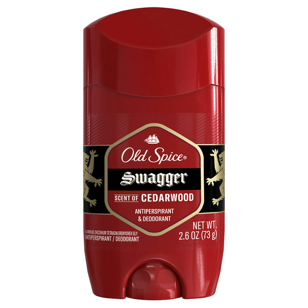 Old Spice Antiperspirant And Deodorant For Men, Red Zone Collection, Swagger Invisible Solid, Lime & Cedarwood Scent 2.6 Oz