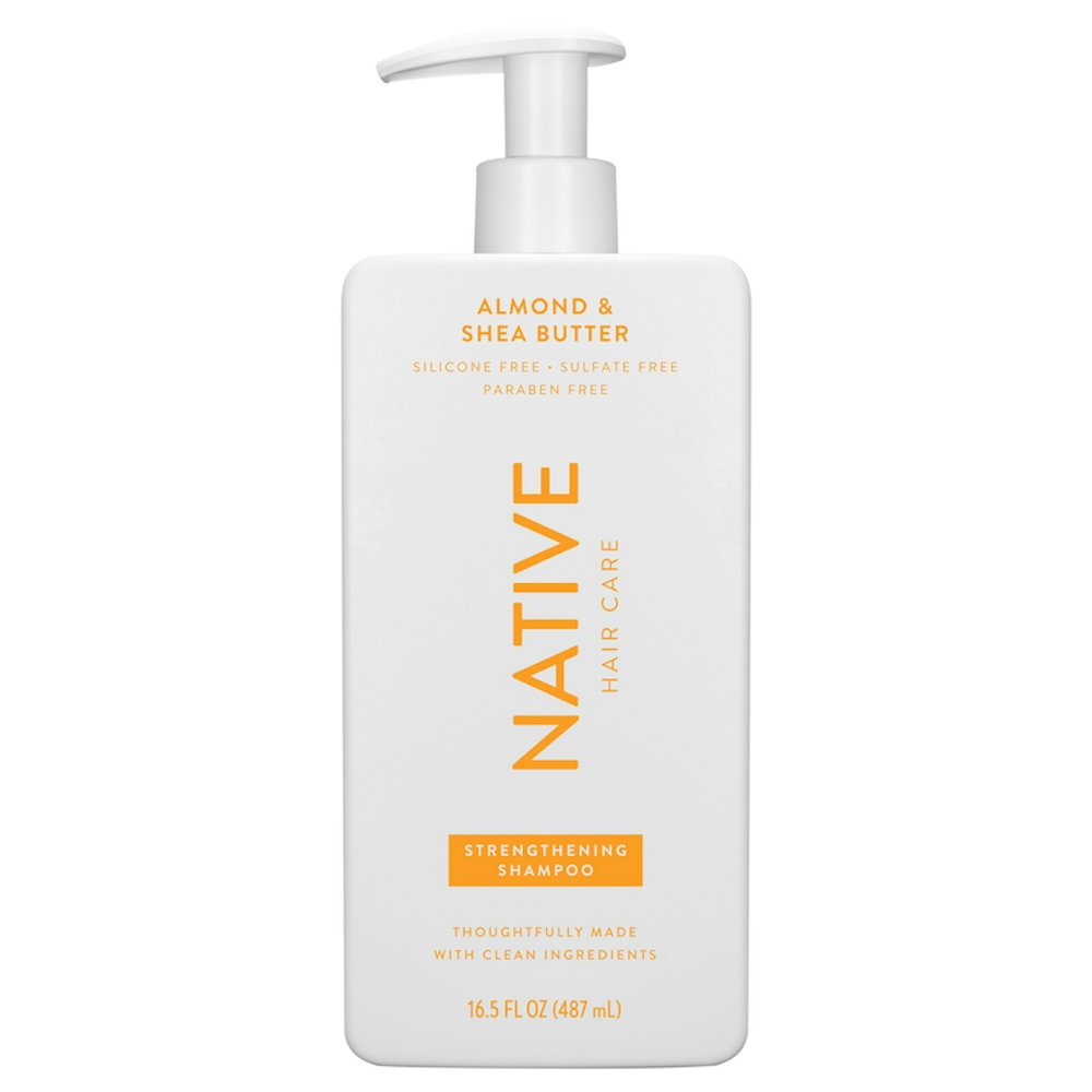 Native Shampoo Almond & Shea Butter Strengthening -- 16.5 Fl Oz