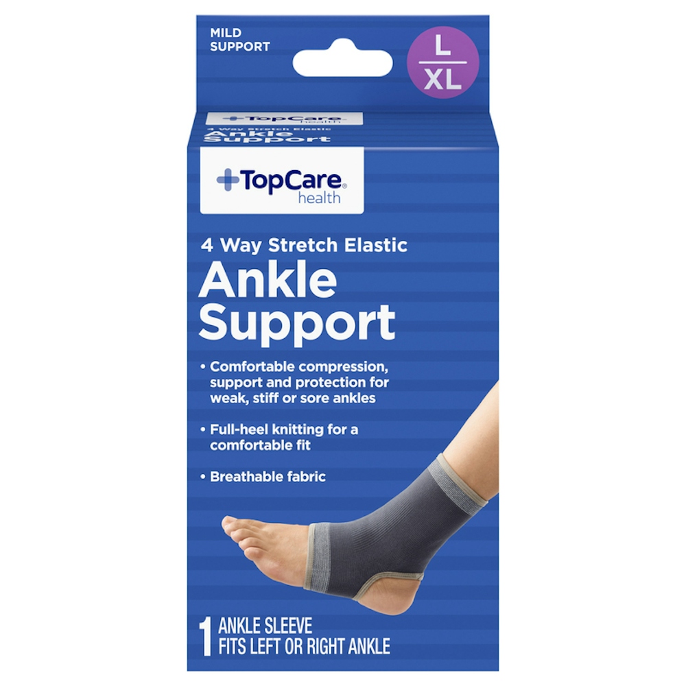 TopCare 4-Way Stretch Antibacterial Ankle Support One Size 1 ct