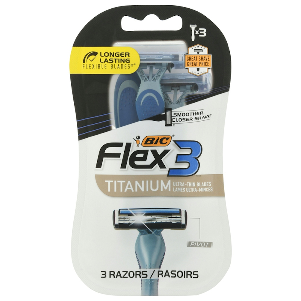 BiC Flex 3 Titanium Ultra-Thin Blades Razors