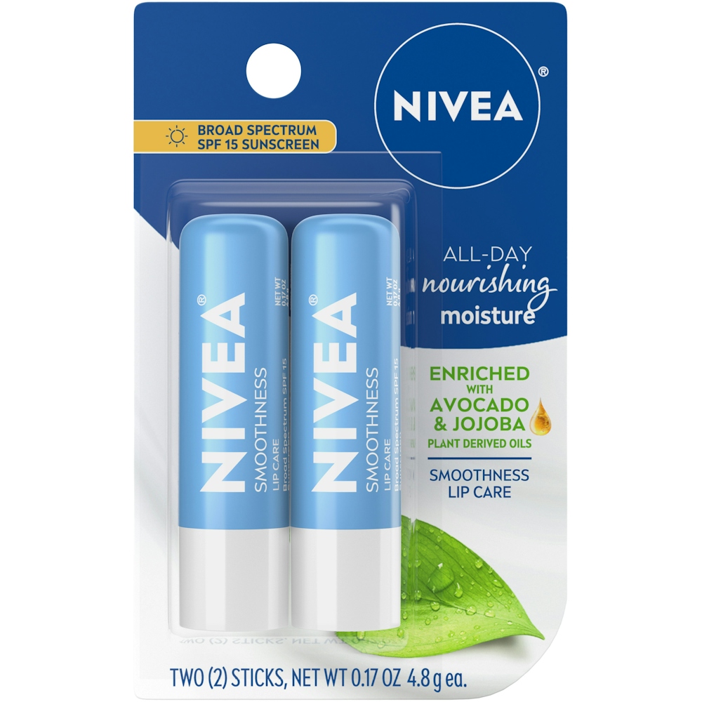 Nivea Smoothness Lip Balm Dual Pack