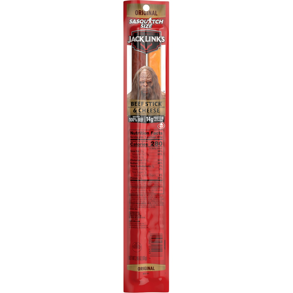 Jack Link's Original Beef Stick And Cheese Combo - 2.45oz