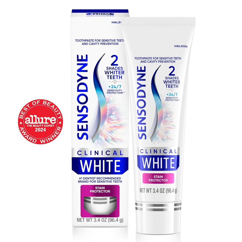 Sensodyne Clinical White Stain Protector Toothpaste - 3.4oz