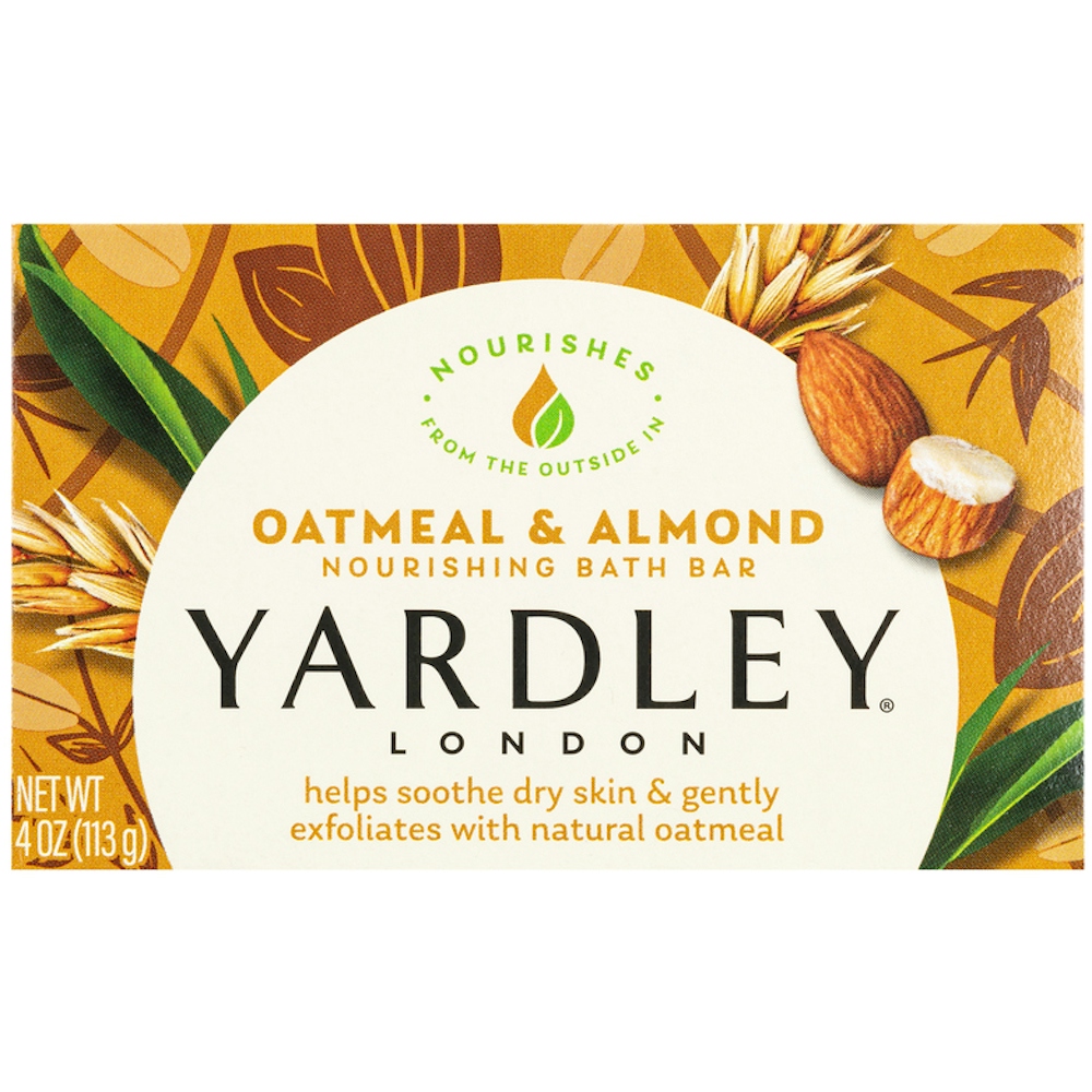 Yardley London Natural Oatmeal & Almond Moisturizing Bar Soap - 4.25 Oz