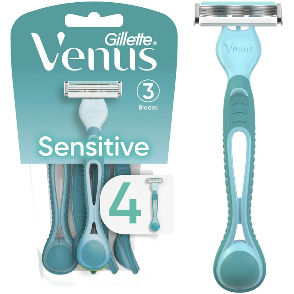 Gillette Venus Simply 3 Sensitive Women's Disposable Razors - 4ct
