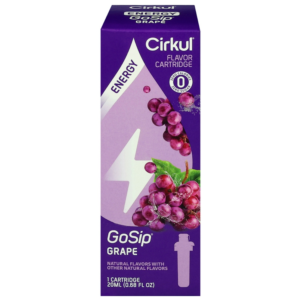 Cirkul WMT_1PK_G GoSip Grape Water Flavor Cartridge