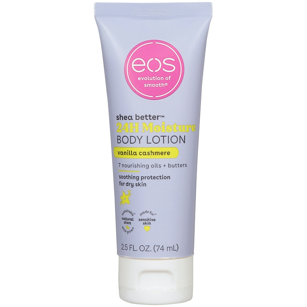 EOS Body Lotion, 24 H Moisture, Vanilla Cashmere 2.5 Fl Oz