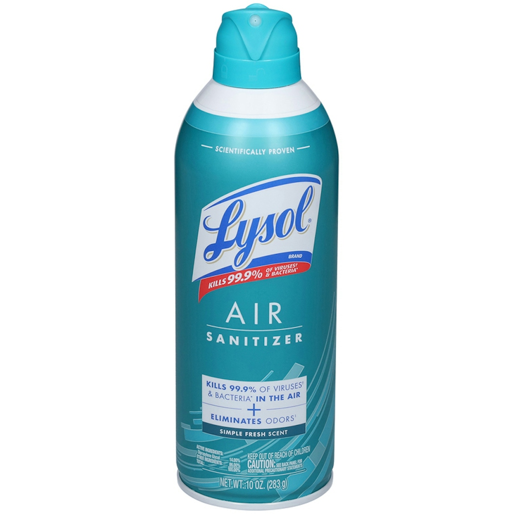 Lysol Air Sanitizer Simple Fresh Scent, 10 Ounce