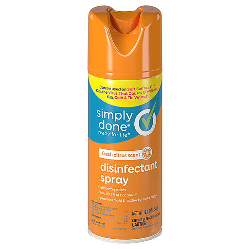 Simply Done Fresh Citrus Disinfectant Spray 12.5 oz