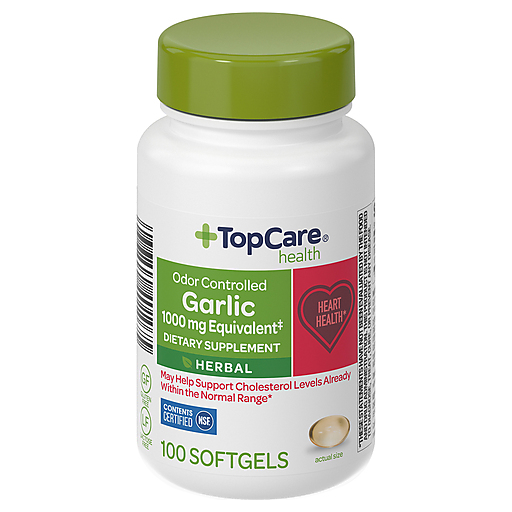 TopCare Garlic Tablets 1000 mg, 100 ct