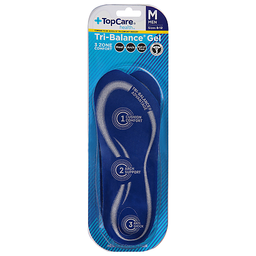TopCare Men 3‑Zone Support Comfort Insoles 1 pr