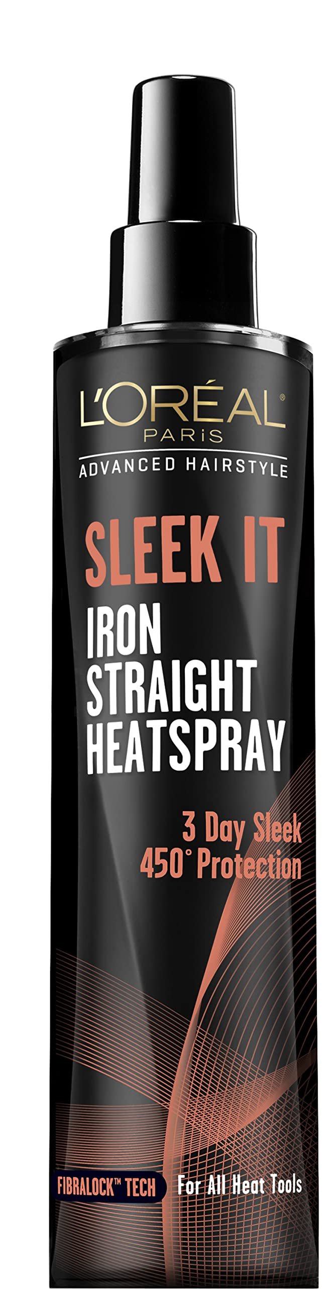 L'Oreal L'Oréal Paris Advanced Hairstyle Sleek It Iron Straight Heat Spray, 5.7 Ounce