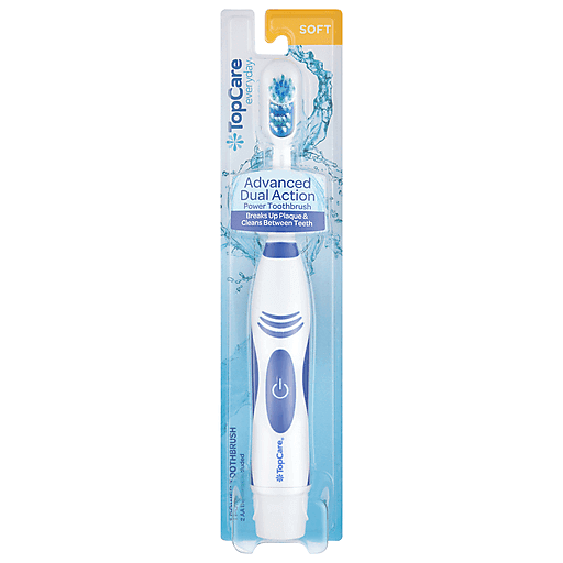 TopCare Advanced Dual Action Soft Power Toothbrush 1 ct