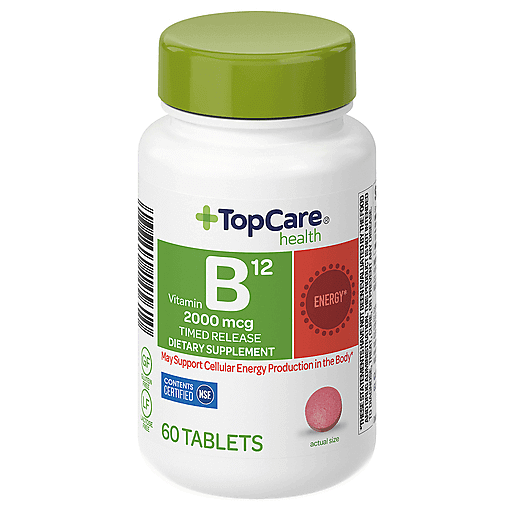 TopCare Health Vitamin B‑12 Timed Release Tablets 2,000 mcg, 60 ct