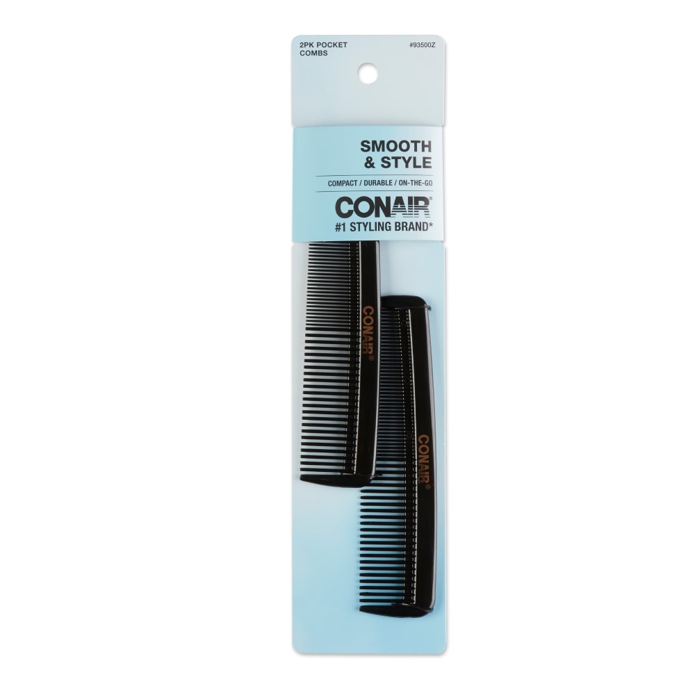 Conair Pocket Combs, Smooth & Style