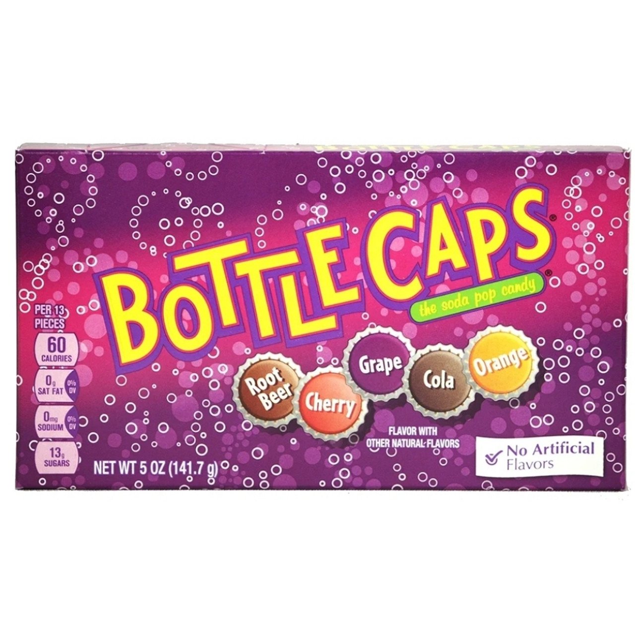 Bottle Caps Soda Pop Candy Theatre Box 141.7g