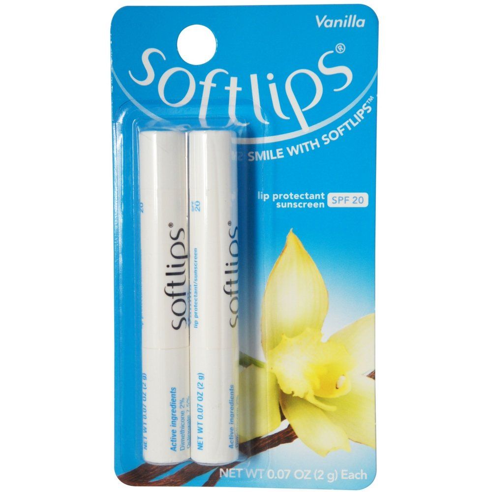 Softlips Lip Protectant Sunscreen, Vanilla, Spf 20