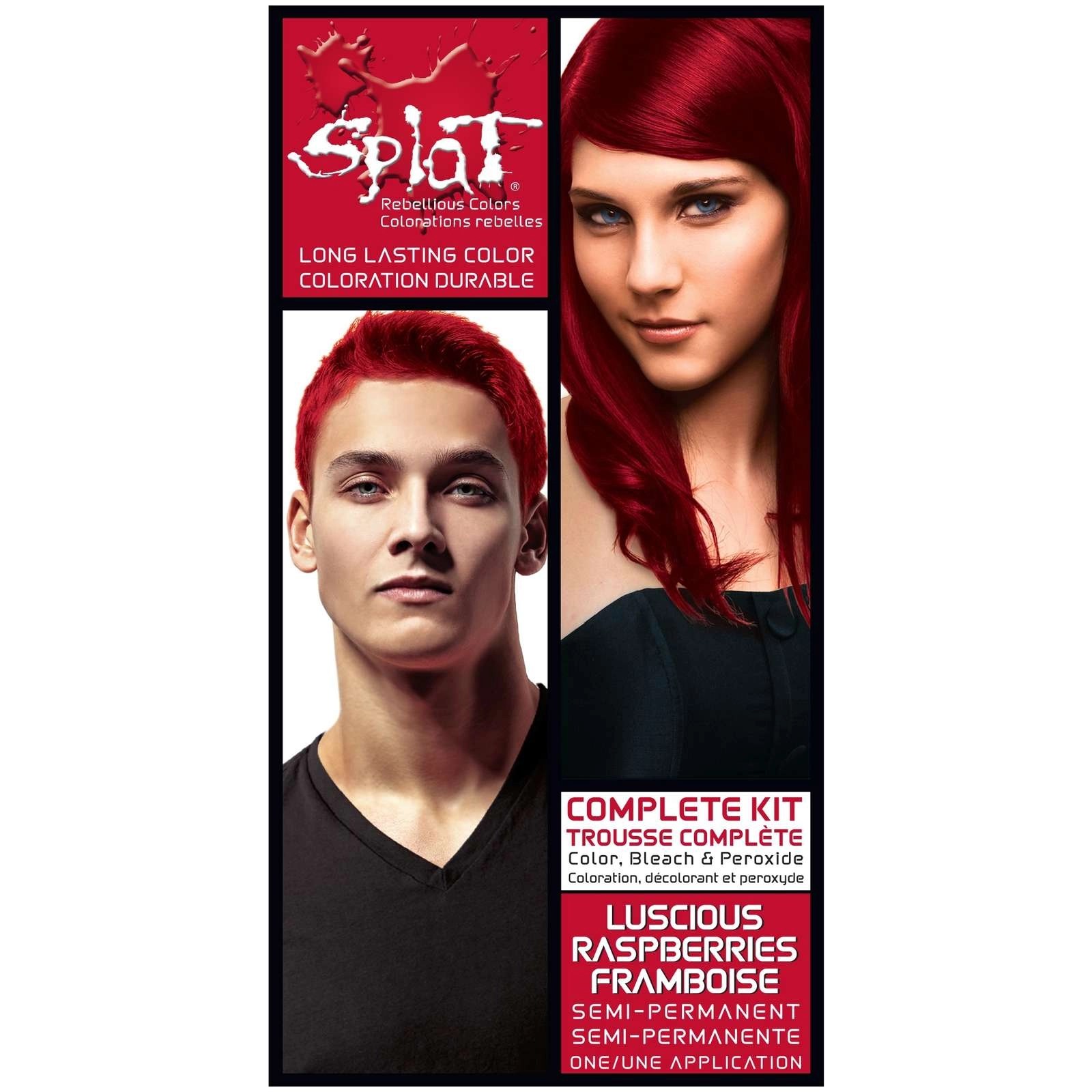 Splat Luscious Raspberries Complete Hair Color Kit