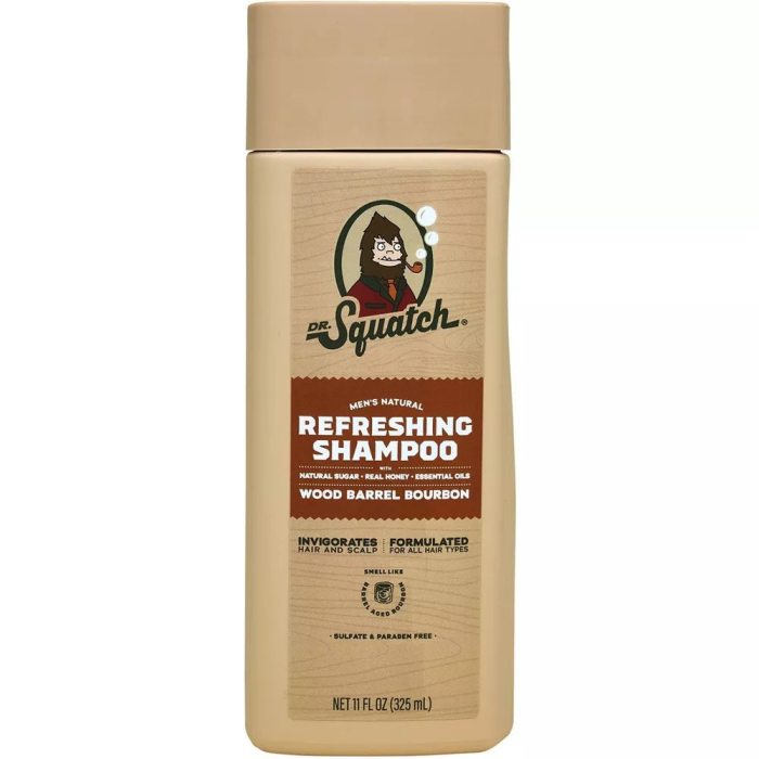 Dr. Squatch Shampoo - Wood Barrel Bourbon - 11 Fl Oz