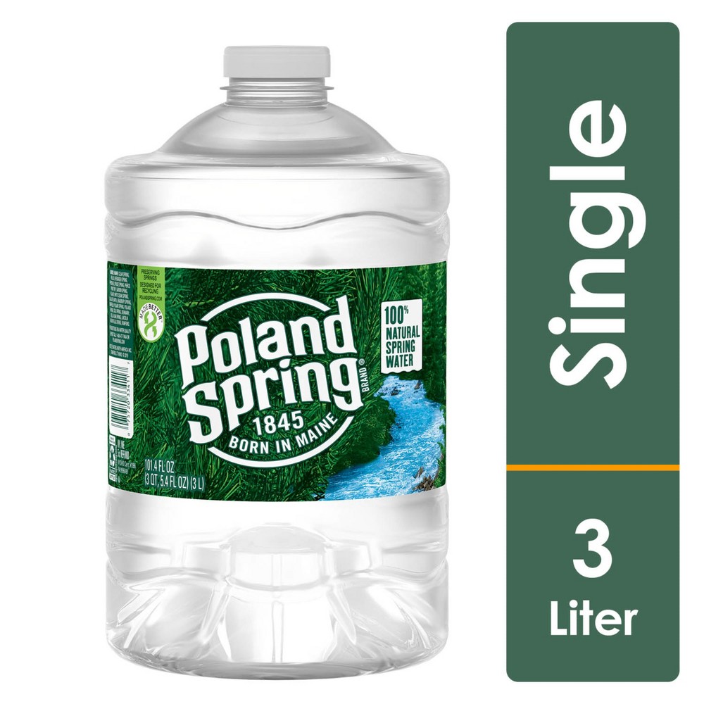 Poland Spring Brand 100% Natural Water - 101.4 Fl Oz Jug