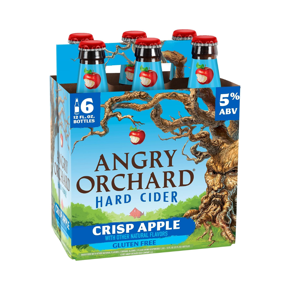 Angry Orchard Hard Cider Crisp Apple 12oz 6pk Bottles