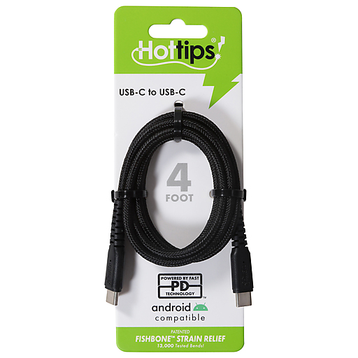 Hottips! 4 Foot Usb C To Usb C Cable