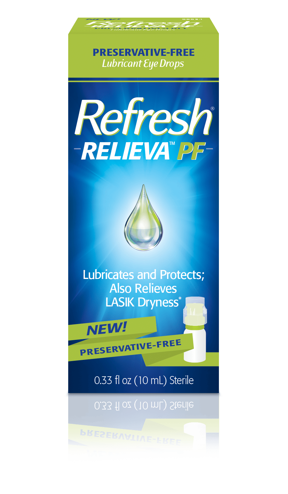 Refresh Relieva Preservative-Free Lubricant Eye Drops, 0.33 Fl Oz