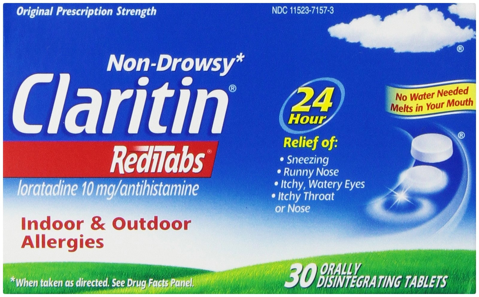 Claritin Indoor & Outdoor Allergies, Non Drowsy, 10 Mg, Tablets