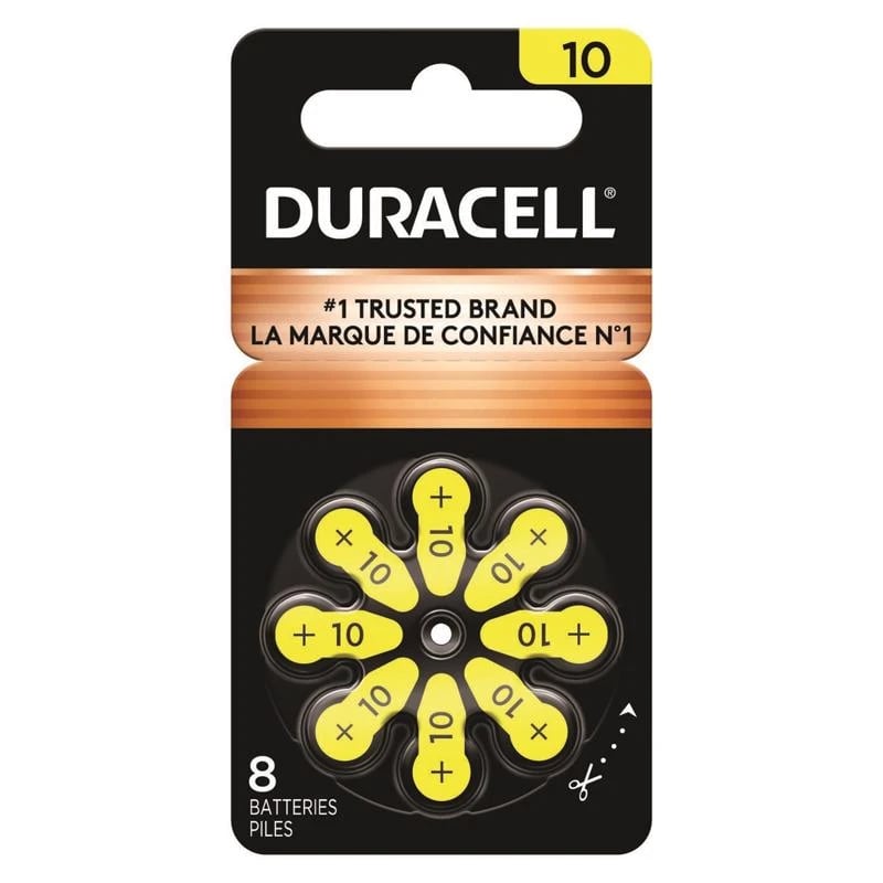 Duracell Zinc Air 10 1.5 V Hearing Aid Battery